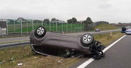 Koszmarny wypadek na A1. Kierowca z Litwy pijany. Ucierpiały 4 osoby