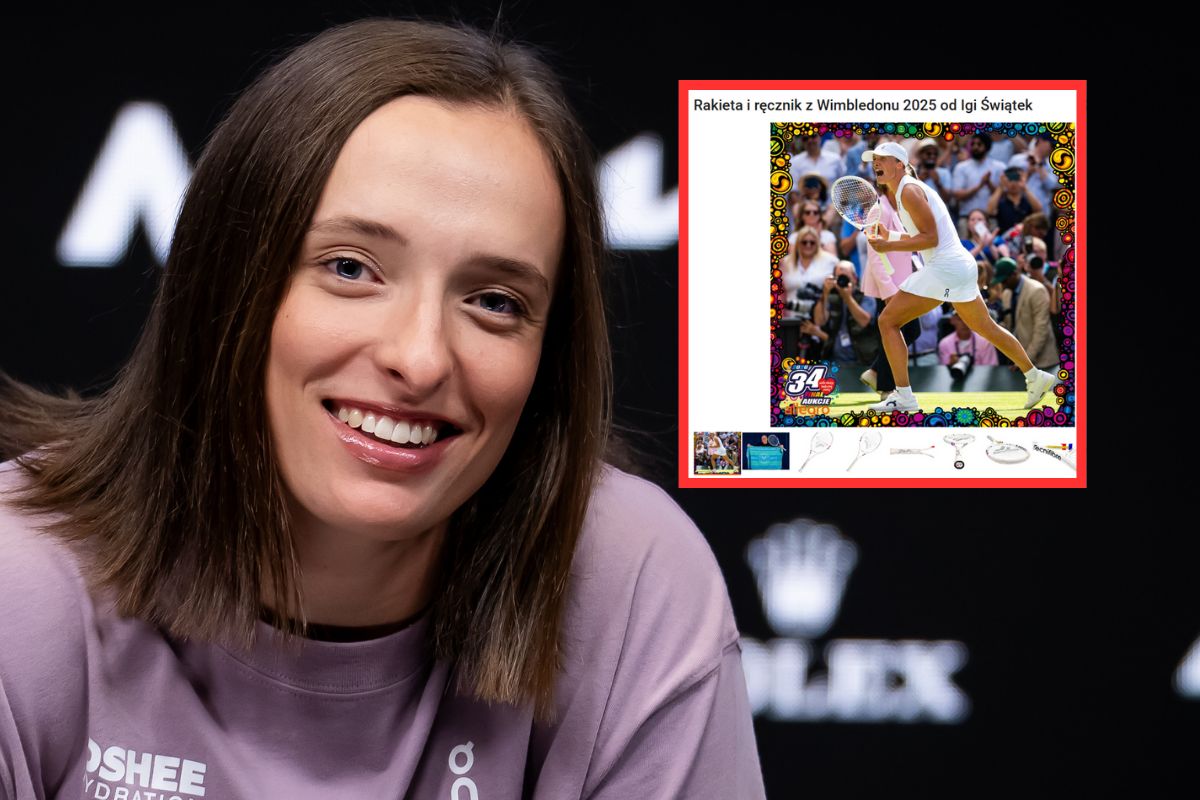 Aukcja Igi Świątek hitem na WOŚP. Bije rekordy