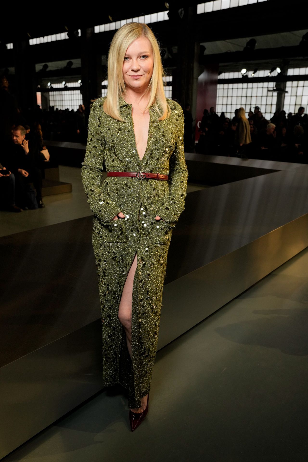 Gwiazdy na tygodniu mody w Mediolanie - Kirsten Dunst 