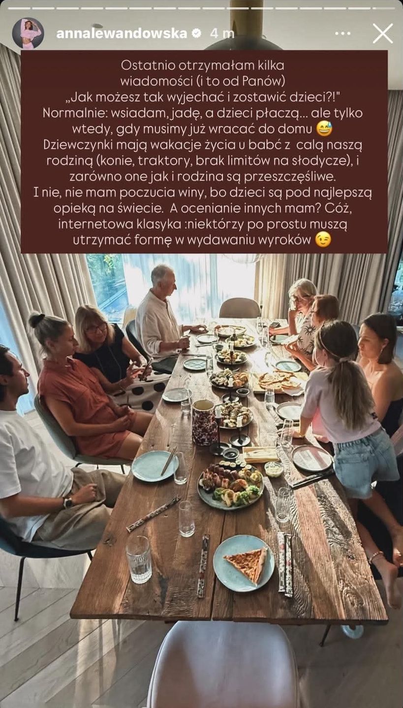 Anna Lewandowska i "wakacje życia" córek jej i Roberta