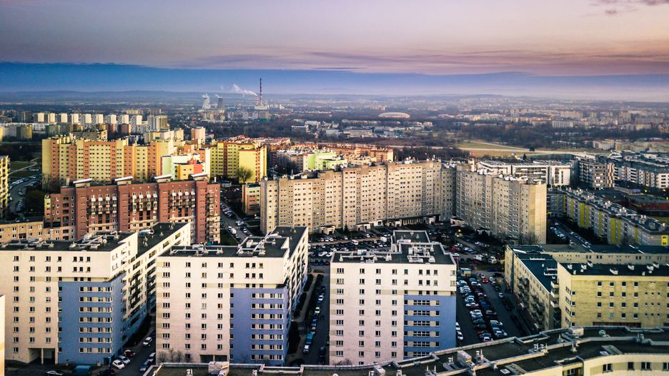 kraków, budynki, osiedle, bloki, city, horyzont, budowa, krajobraz miasta, miejski, niebo, rodzina, dom, mieszkanie, architektura, sundown, sunset, drapacz, new-york, bisnes, manhatan, lampki, ruch drogowy, droga, ulica, samochody, traffic, mistrzejowice, polska, panorama