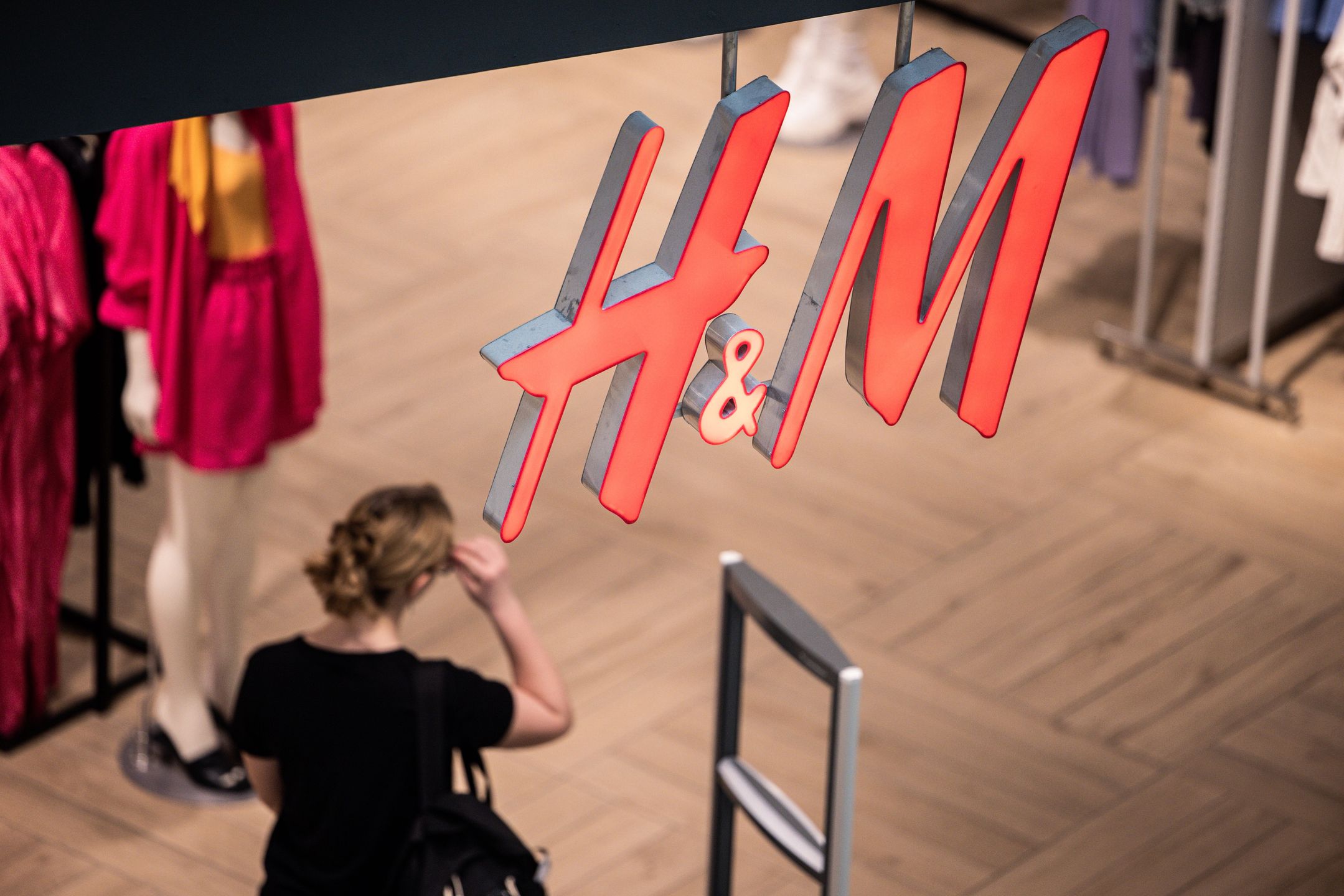 A customer enters an H&M fashion store in Budapest, Hungary, on Tuesday, June 7, 2022. Inflation in Hungary exceeded 10% for the first time in more than 20 years, putting pressure on the central bank to tighten monetary policy further and prop up the forint. Photographer: Akos Stiller/Bloomberg via Getty Images