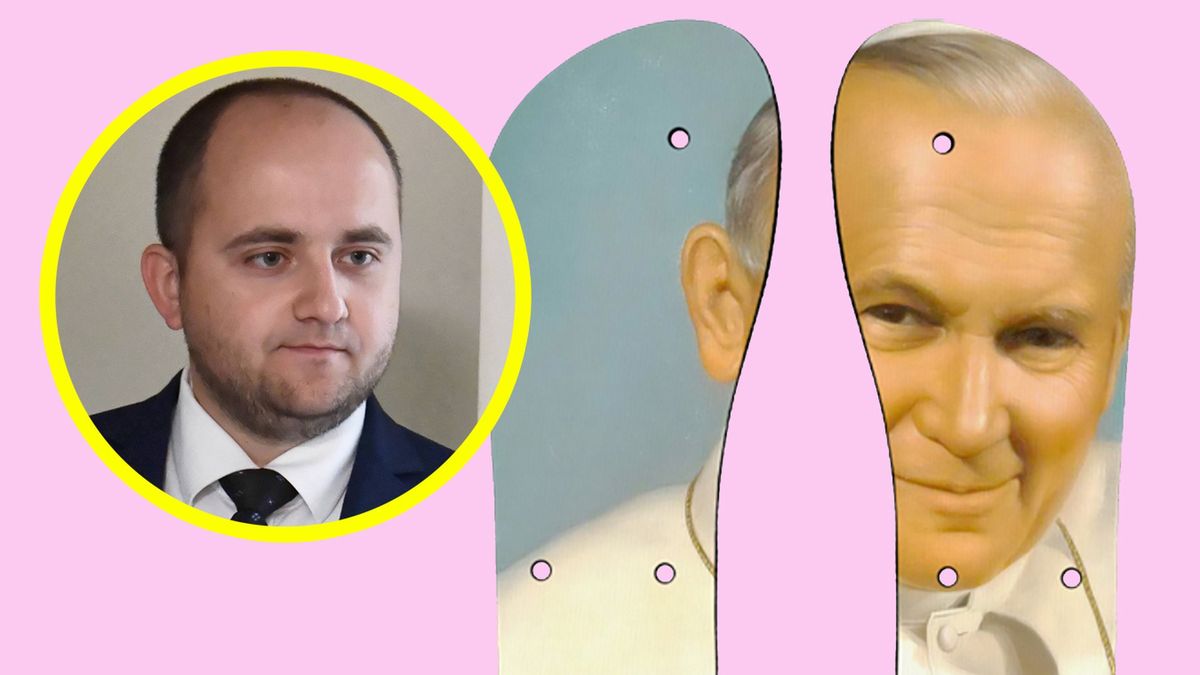 Dariusz Matecki wytknął firmie Cupsell.pl oferowanie japonek z wizerunkiem Jana Pawła II