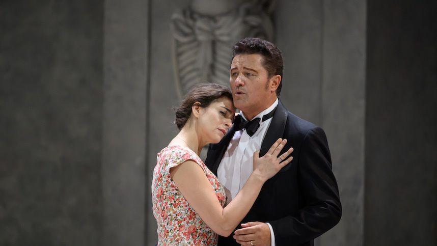 Asmik Grigoryan (Rusałka) i Piotr Beczała (Książę) © Antoni Bofill/ Gran Teatre del Liceu w Barcelonie