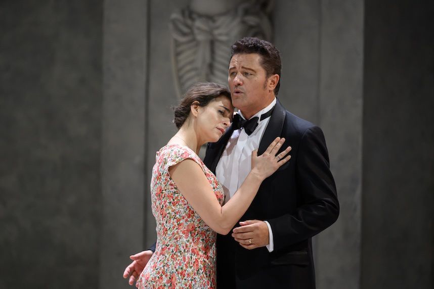 Asmik Grigoryan (Rusałka) i Piotr Beczała (Książę) © Antoni Bofill/ Gran Teatre del Liceu w Barcelonie