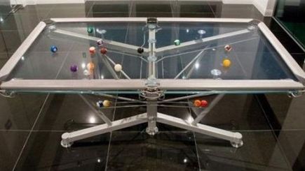 G-1 - szklany stół do bilarda 1