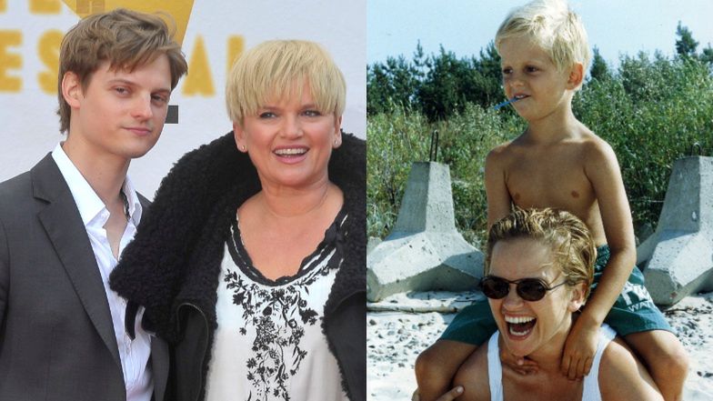 Wiedzieliście, że Katarzyna Figura DOCZEKAŁA SIĘ SYNA? Oto, czym zajmuje się 36-letni Aleksander Chmielewski