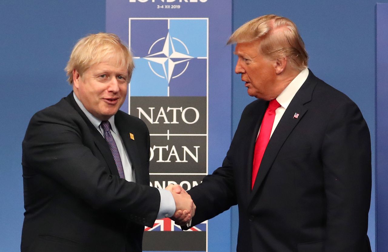 Trump zabrał głos. Skrytykował Borisa Johnsona. Mówił o wyborach w 2024