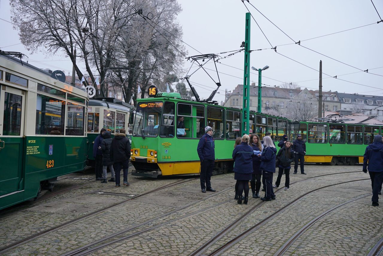 Poznań: Parada tramwajów z okazji dnia św. Katarzyny