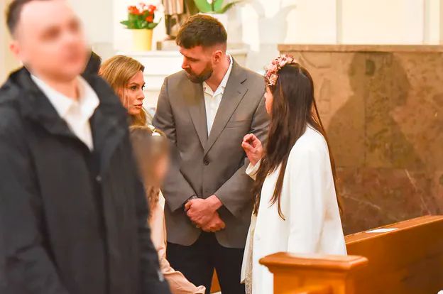 Rozmowa Agnieszki i Mai Hyży na komunii