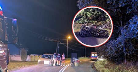 Wypadek na Śląsku. Motocyklista zginął. Świadkowie: koledzy odjechali