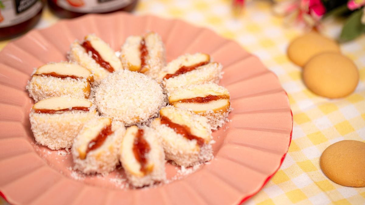 Ciasteczka biszkoptowe z dżemem