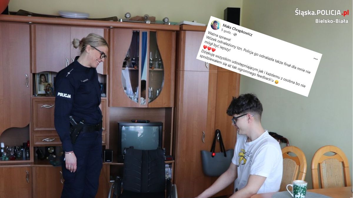Skradziony wózek inwalidzki udało się odzyskać policji