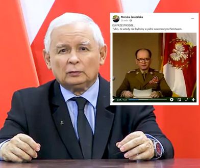 "Ku przestrodze". Monika Jaruzelska komentuje przemówienie Kaczyńskiego