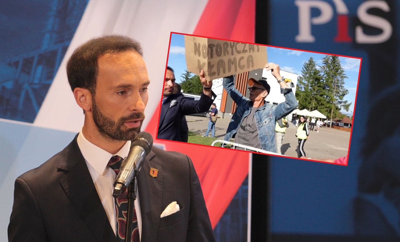 Burmistrz Rypina chciał być "arbitrem dobrego smaku". Zarzuca protestującemu "złamanie prawa"