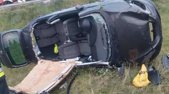 Zamostne: Cztery osoby ranne w wypadku, w tym dwójka dzieci