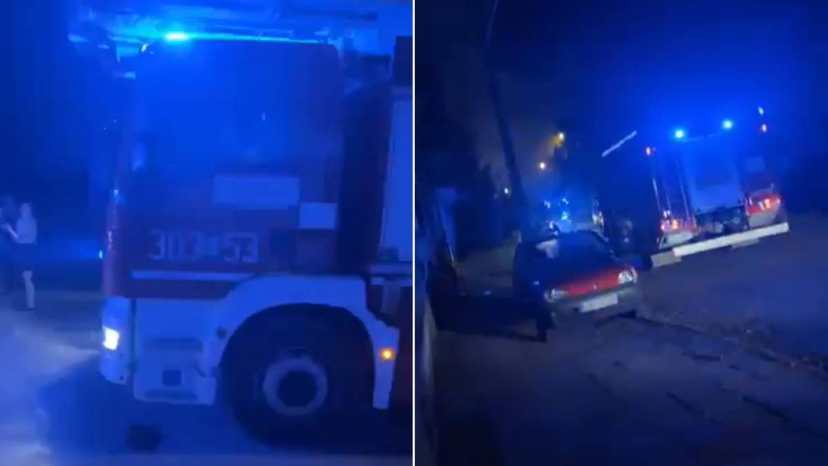 Pożar mieszkania w kamienicy przy ul. Wspólnej w Lublinie