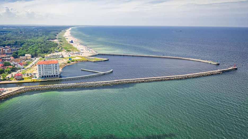 Plaże w Darłówku cieszą się wielką popularnością wśród turystów