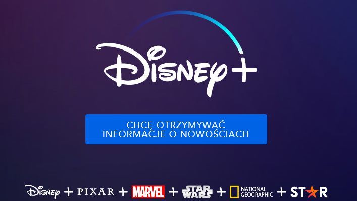 Disney+ wejdzie do Polski w 2022 roku.