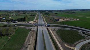 S19. Odcinek Krynice-Białystok Zachód. Tuż przed majówką drogowcy udostępnią kolejny wiadukt nad budowaną Via Carpatią