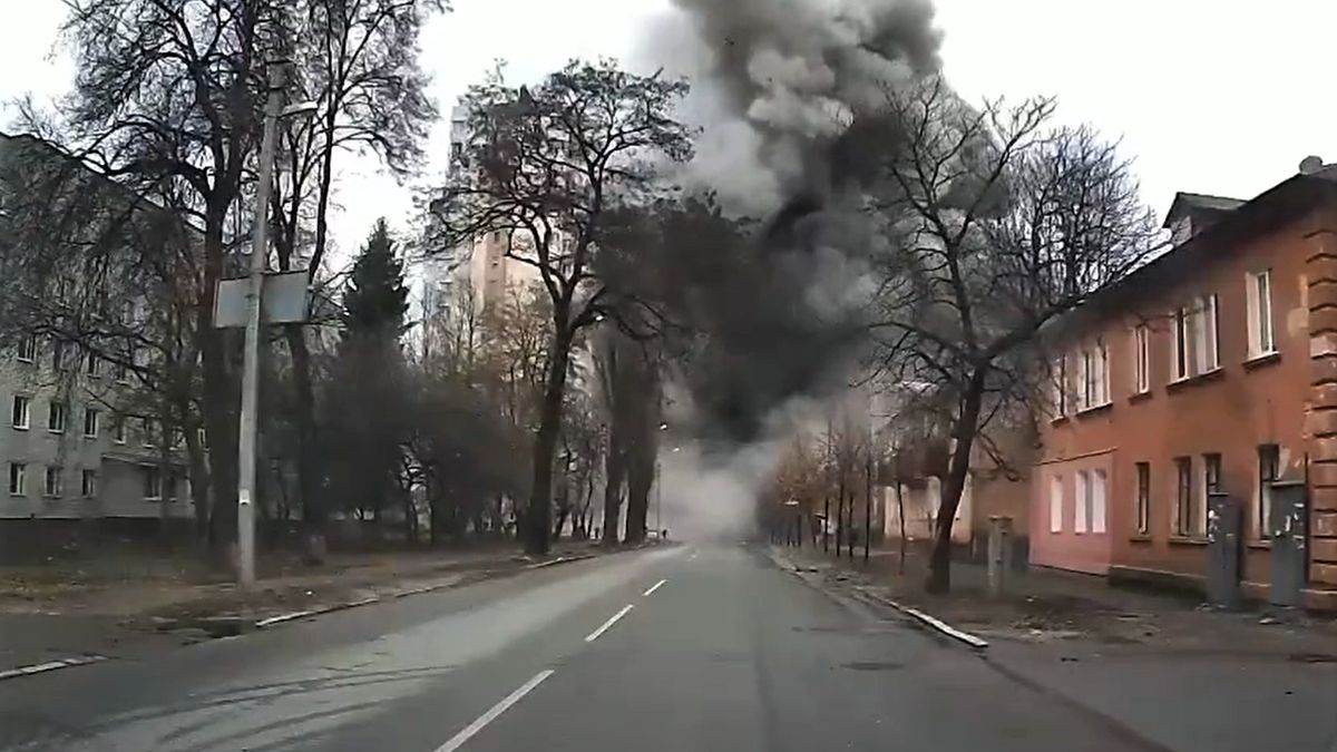 Rosjanie ostrzelali dzielnicę mieszkalną w Czernihowie 