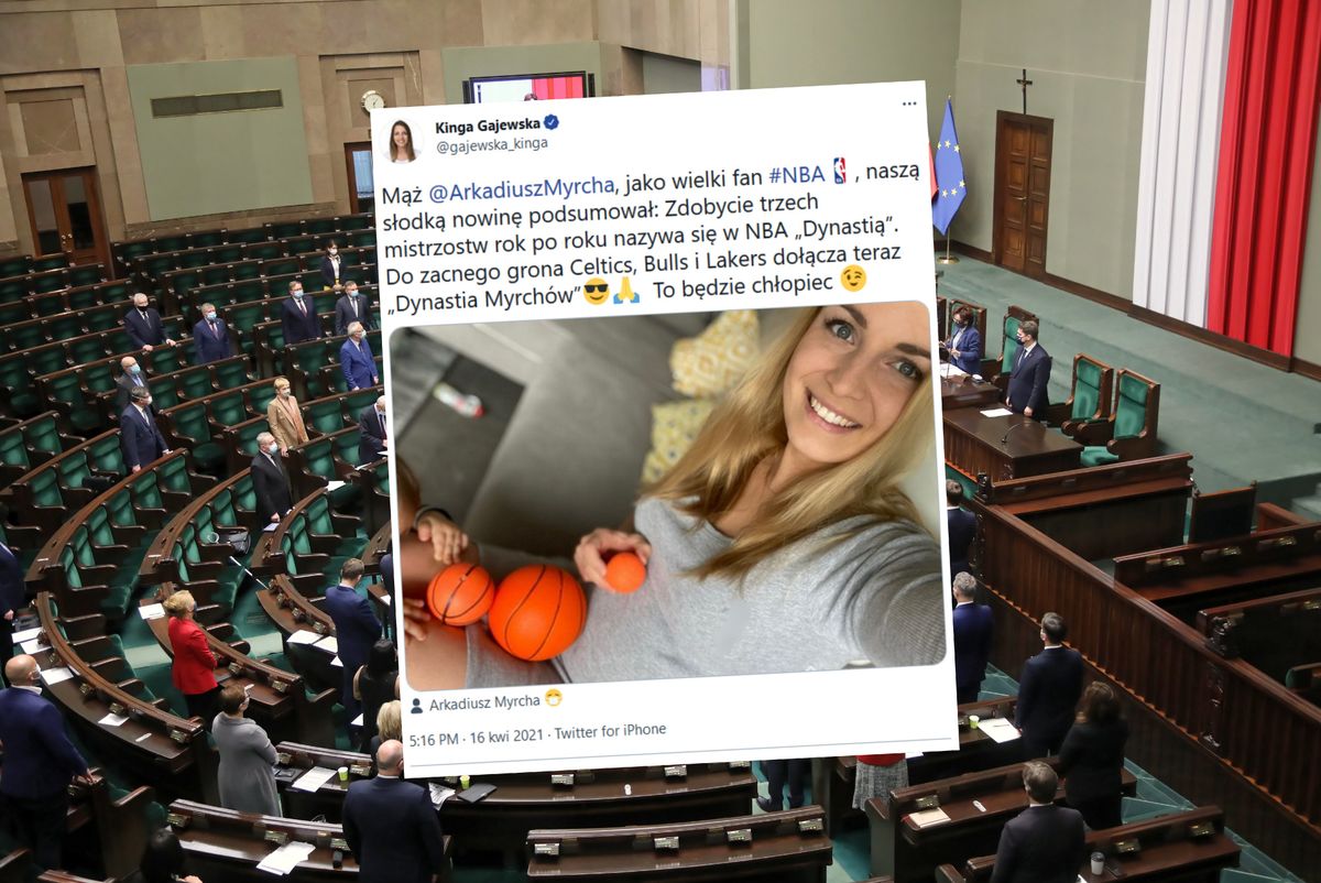 Sejm. Kinga Gajewska oraz Arkadiusz Myrcha zostaną ponownie rodzicami