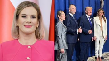 Marta Nawrocka przybyła z mężem na bankiet do Donalda Trumpa i Melanii. Oto jak wyglądała