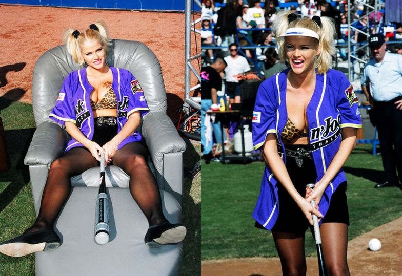 Anna Nicole Smith w programie "MTV Rock'n'Jock", 1993