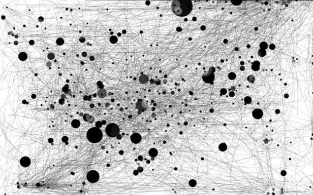 Stwórz nietypowy obraz - mapę ruchów, jakie Twoja mysz wykonała na biurku