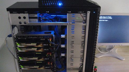 Superkomputer z trzynastoma procesorami graficznymi (wideo) 1