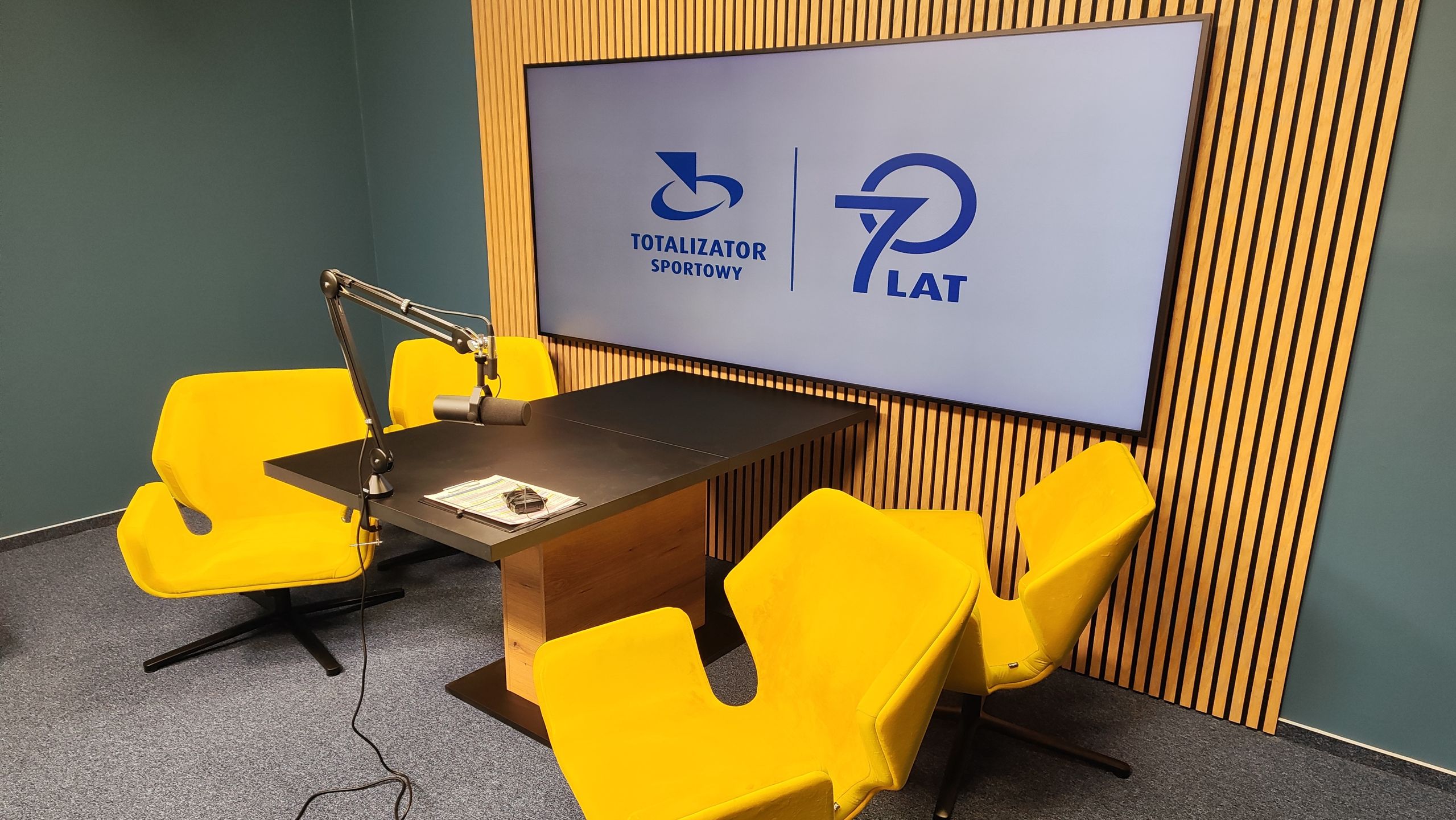 Nowe studio podcastowe w Studiu Lotto. 