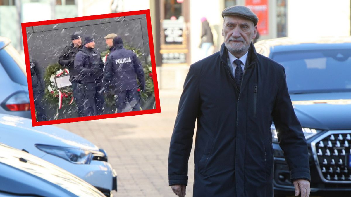 Nieudana próba zniszczenia wieńca przez Macierewicza