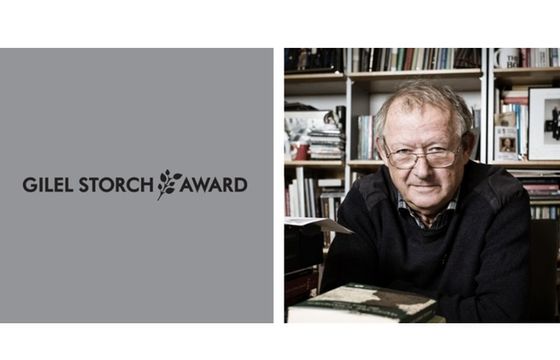 Adam Michnik z nagrodą Gilel Storch Award