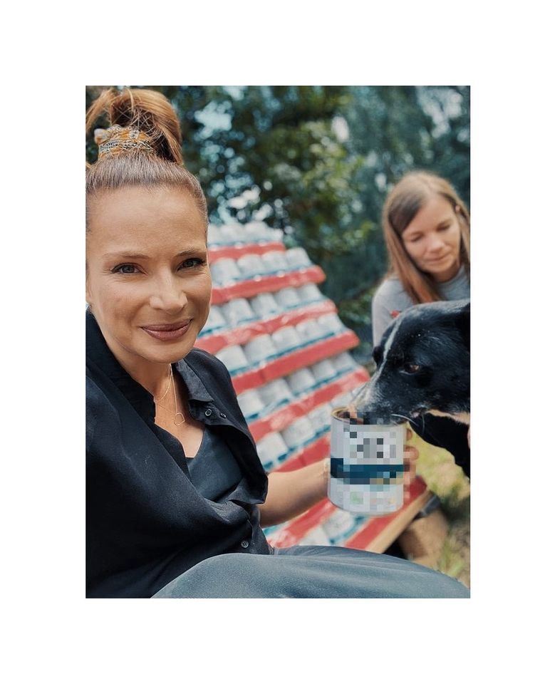 Anna Dereszowska w schronisku w Bystrym