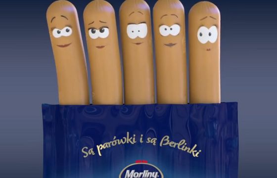 Tańczące parówki reklamują Berlinki (wideo)