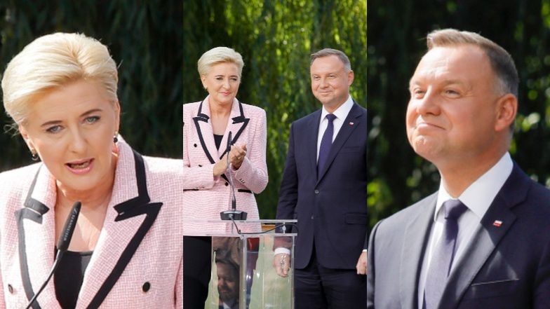 Andrzej Duda i Agata Kornhauser-Duda podczas Narodowego Czytania