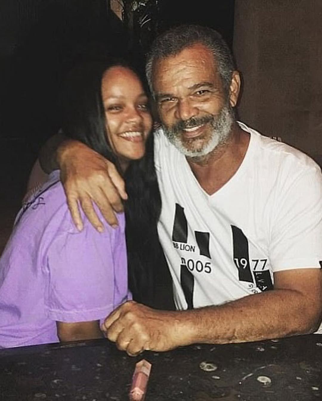 Rihanna z ojcem