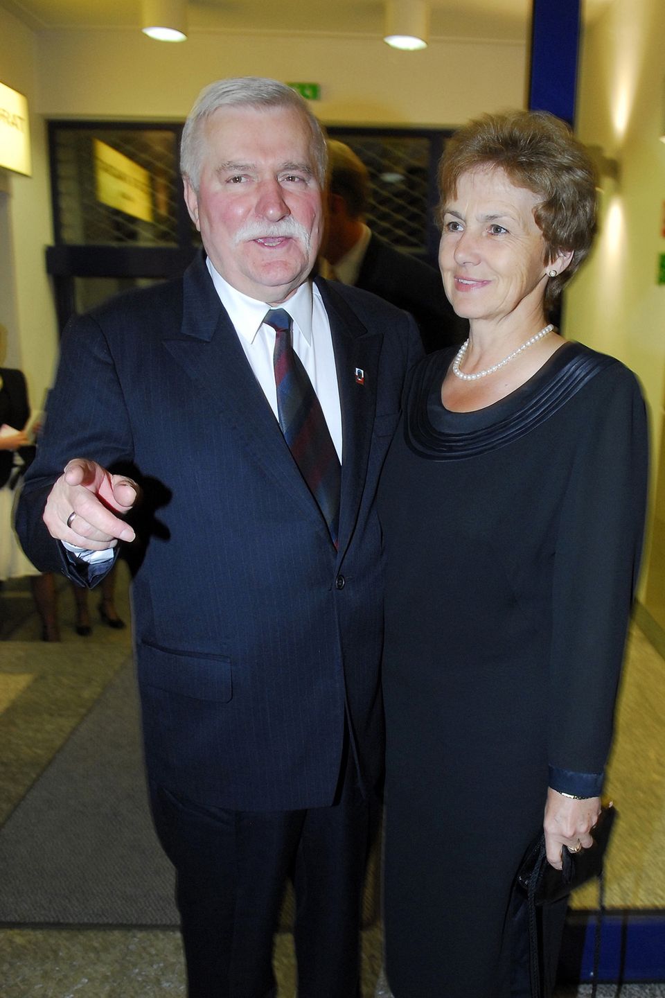 Lech Wałęsa z żoną Danutą