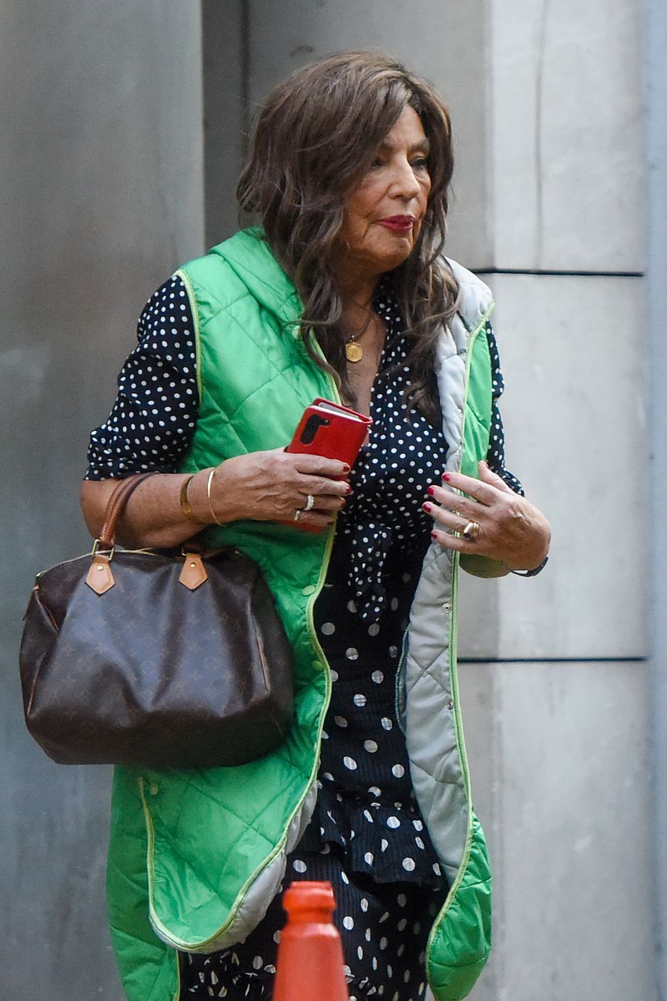 Agnieszka Fitkau-Perepeczko była widziana na ulicach Warszawy