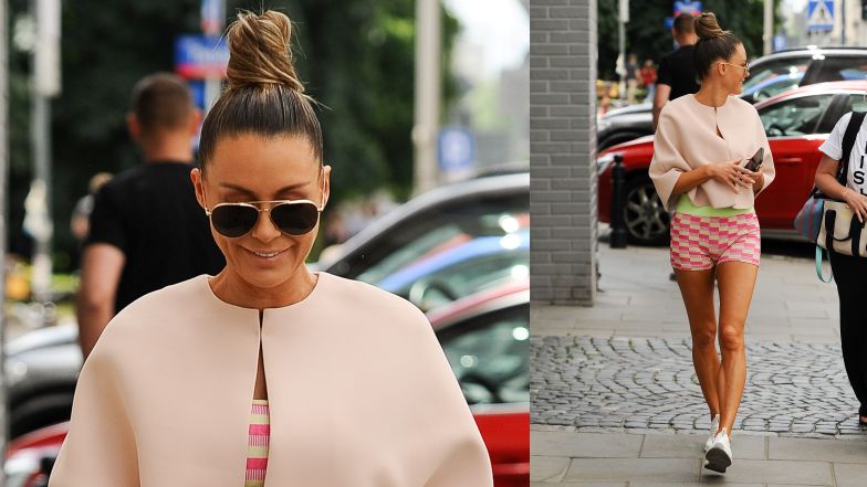 Małgorzata Rozenek maszeruje do swojego butiku