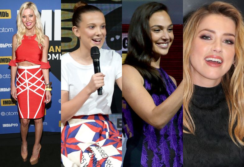 Tara Reid, Millie Bobby Brown, Gal Gadot i Amber Heard