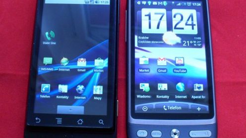 HTC Desire czy Motorola Milestone - porównanie wyświetlaczy 1