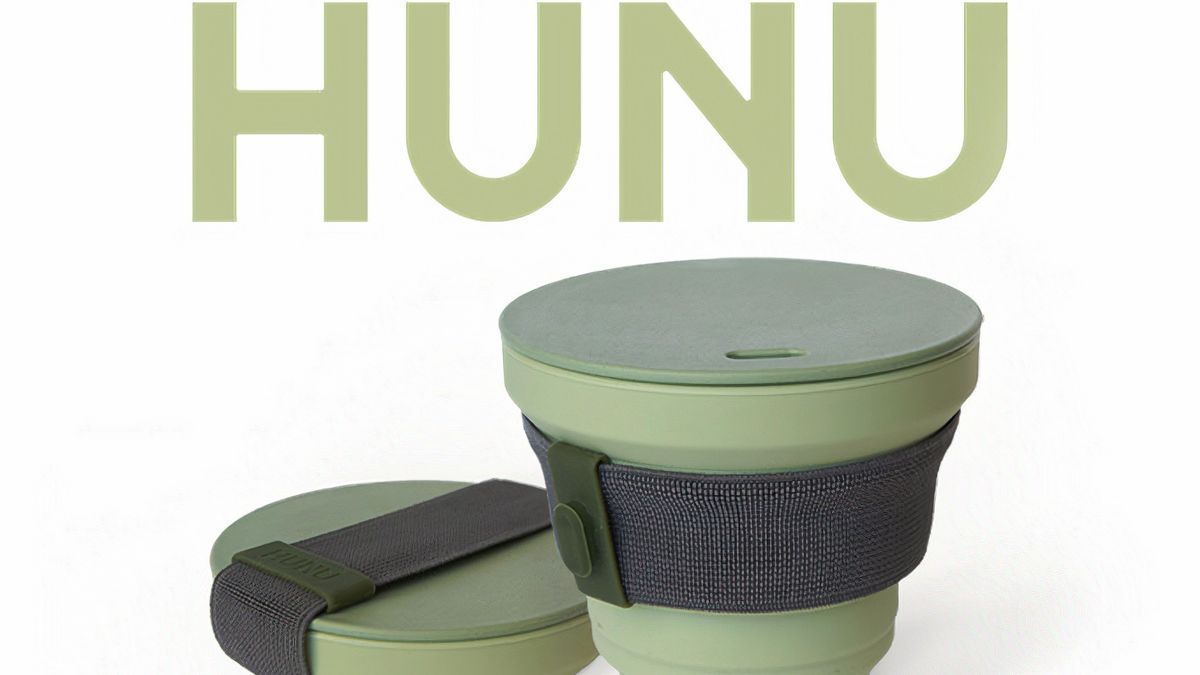 Bądź eko, nie używaj jednorazowych kubków. HUNU to składana filiżanka wielokrotnego użytku 1