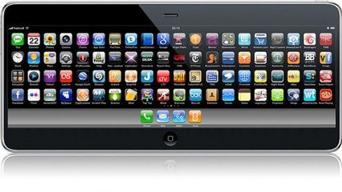 Applemania: Panoramiczny iPhone 4G - koncepcja 1