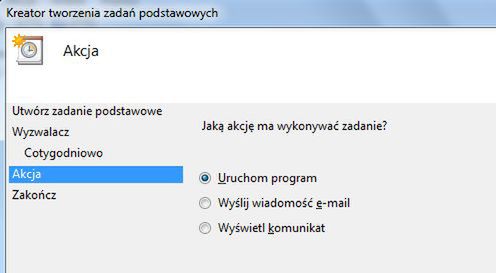 Jak zaplanować automatyczne czyszczenie dysku w Windows 7? 7