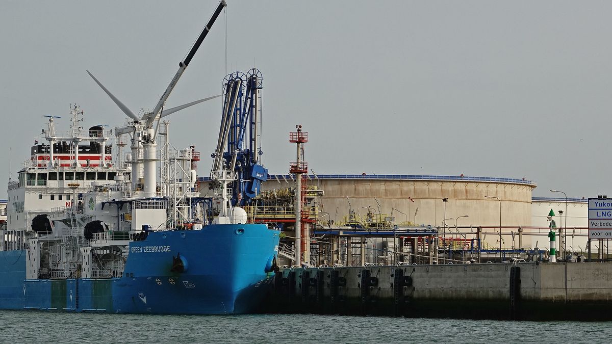 LNG terminal w Zeebrugge