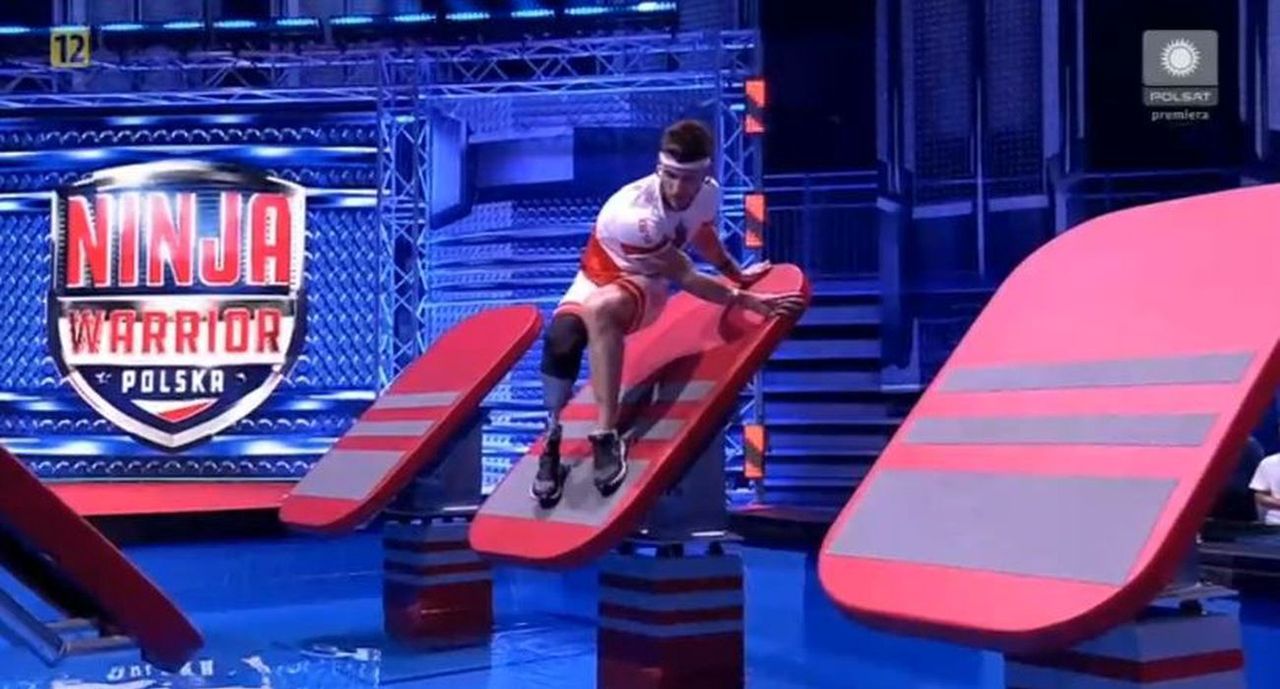 "Ninja Warrior": Sylwester Wilk zmierzył się z torem. Zaimponował wszystkim