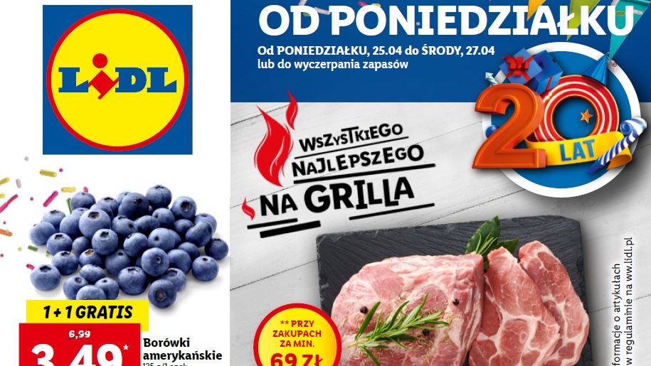 Lidl gazetka od poniedziałku 25 kwietnia [25.04]