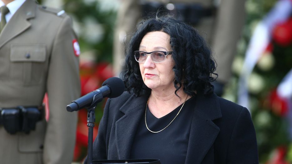 Po?egnanie marsza?ka seniora Kornela Morawieckiego
05.10.2019 Warszawa Uroczystosci pogrzebowe marszalka seniora Kornela Morawieckiego   fot Rafal Gaglewski/REPORTER
n/z: Anna Morawiecka
Rafal Gaglewski/REPORTER