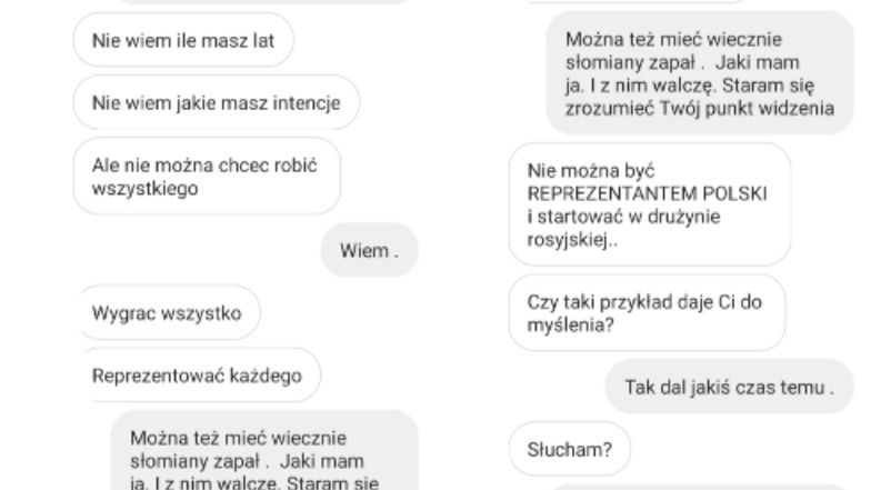 Wiadomości Ewy Chodakowskiej do fanki